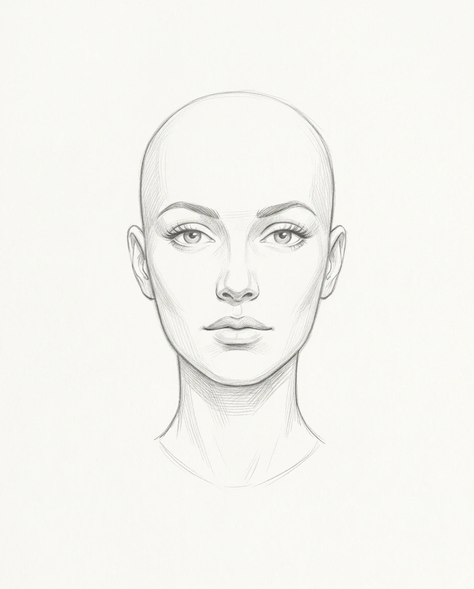 Front view head